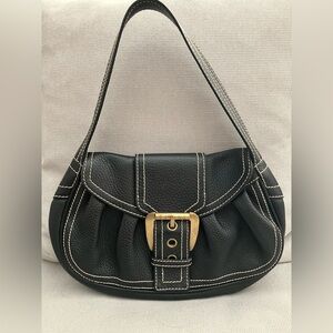 Vintage Celine buckle shoulder bag!